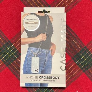 Case-Mate Crossbody Phone Case with Gold Chain NEW IN BOX